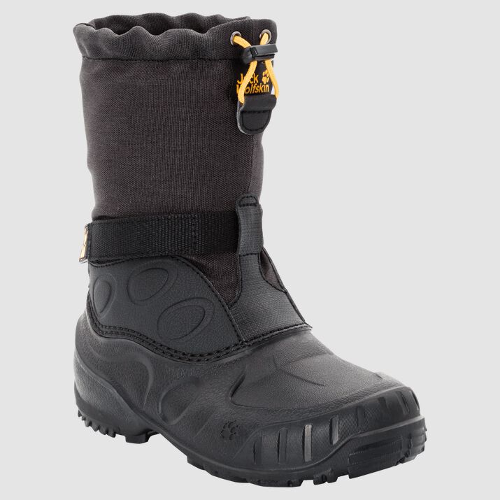 Jack Wolfskin Kids Iceland High Winter Boots Black/Yellow 562190ZDV